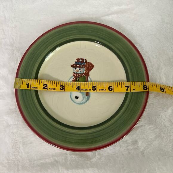 Christopher Radko 'Christopher's Trees' Salad Dessert Plate by‎ Zrike Portugal - Picture 5 of 5